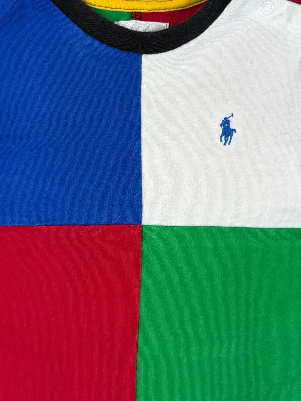 RALPH LAUREN Baby Boy Color-Blocked Cotton Jersey Tee - 12M